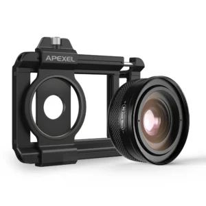 APEXEL 10-20X ซูมมาโครเลนส์ HD Micro กล้องเลนส์สําหรับ iPhone Samsung สมาร์ทโฟน - รองรับ Eye Macro การถ่ายภาพ