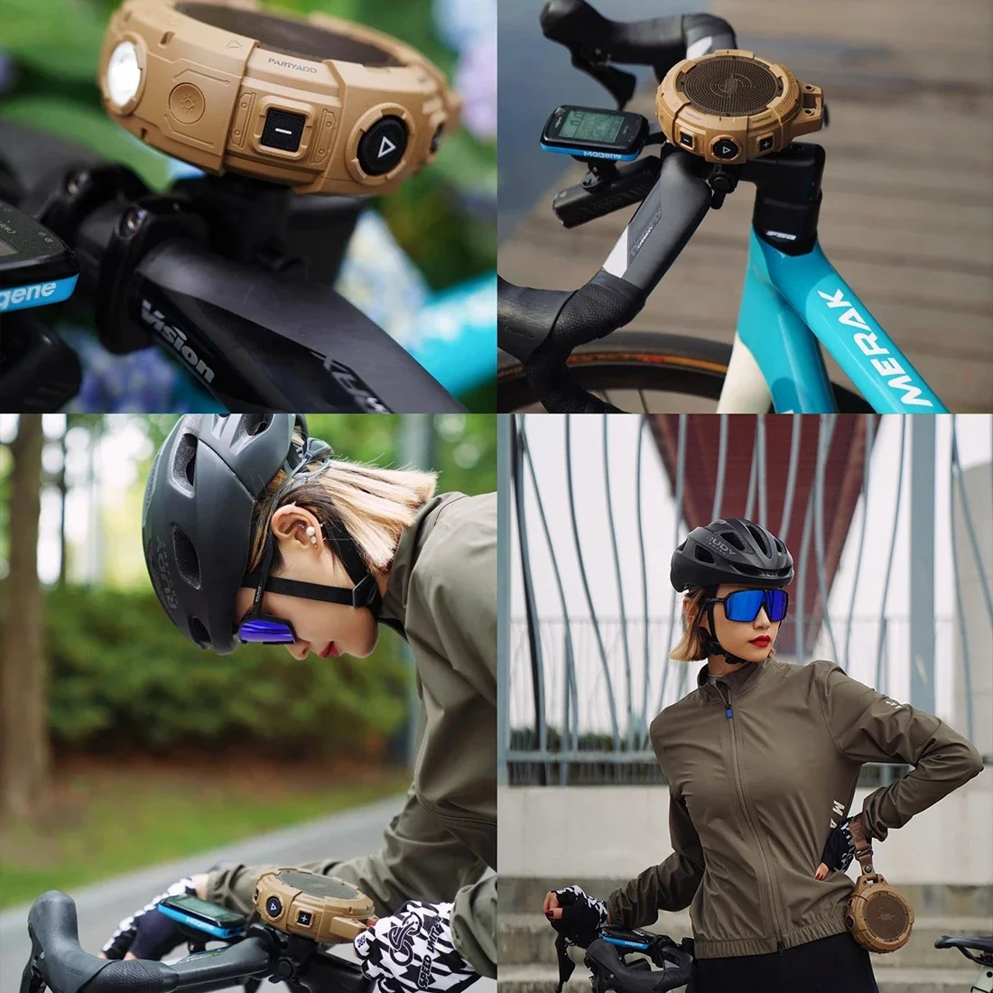 ลําโพงบลูทูธแบบพกพา Mifa Tango พร้อมไฟฉาย กันน้ํา IP67 กันกระแทก และเวลาเล่น 25 ชั่วโมงพร้อมเสียงเบสอันหนา - Image 3